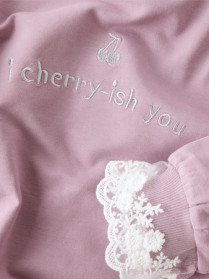 NAME IT Sweatshirt Banne Elderberry